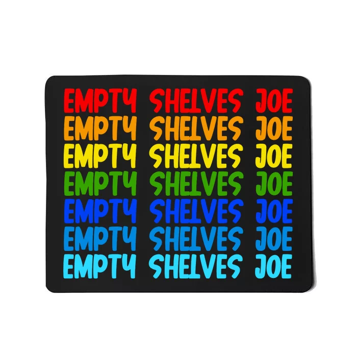 Empty Shelves Joe Retro Colorful Mousepad