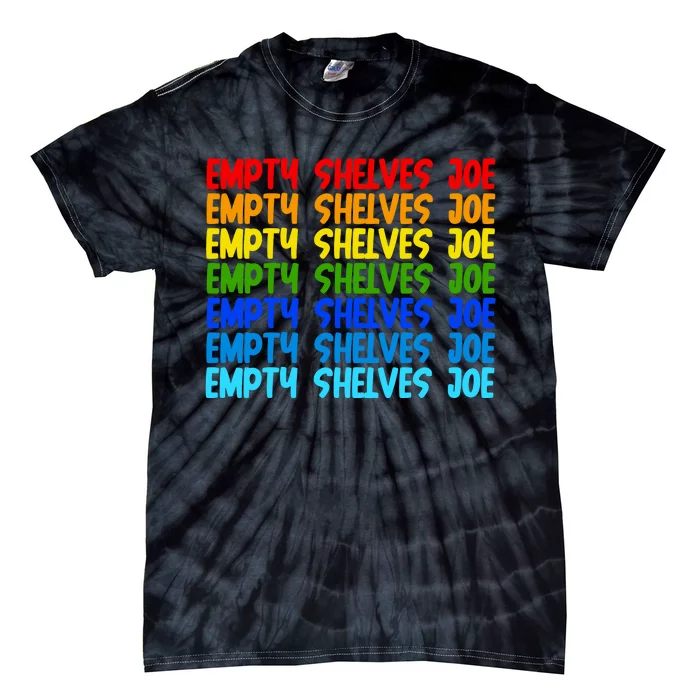 Empty Shelves Joe Retro Colorful Tie-Dye T-Shirt