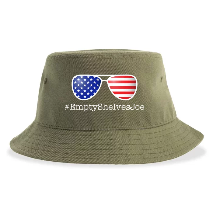 Empty Shelves Joe, #EmptyShelvesJoe USA Shades Sustainable Bucket Hat