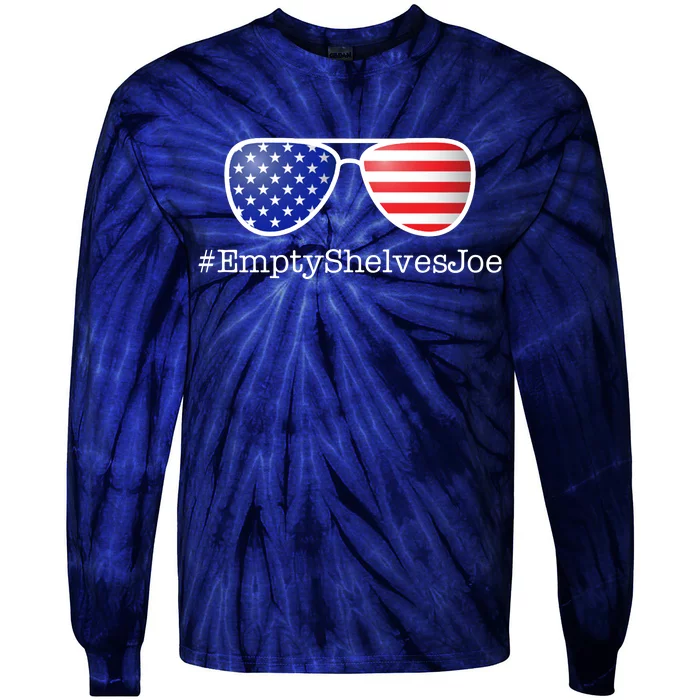 Empty Shelves Joe, #EmptyShelvesJoe USA Shades Tie-Dye Long Sleeve Shirt