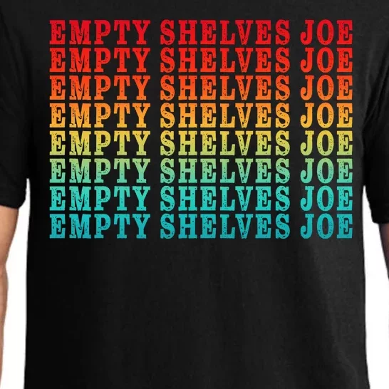 Empty Shelves Joe Anti Joe Biden Repeating Pajama Set