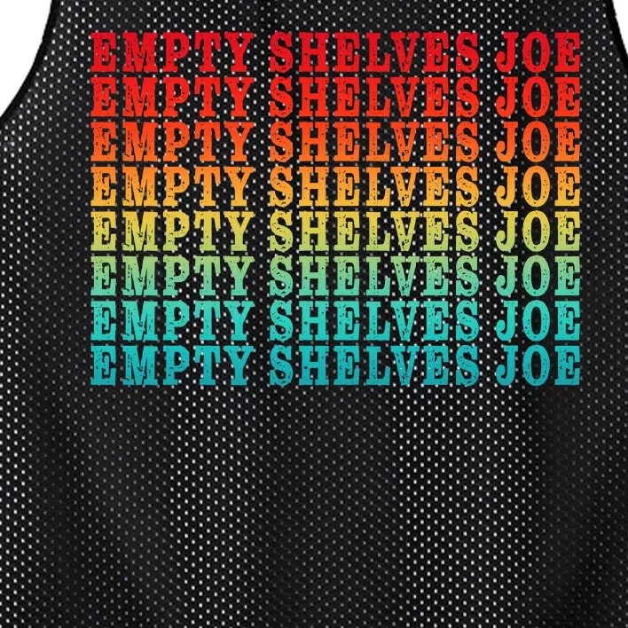 Empty Shelves Joe Anti Joe Biden Repeating Mesh Reversible Basketball Jersey Tank