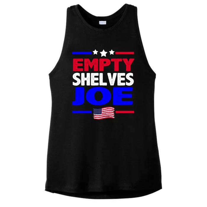 Empty Shelves Joe Ladies Tri-Blend Wicking Tank