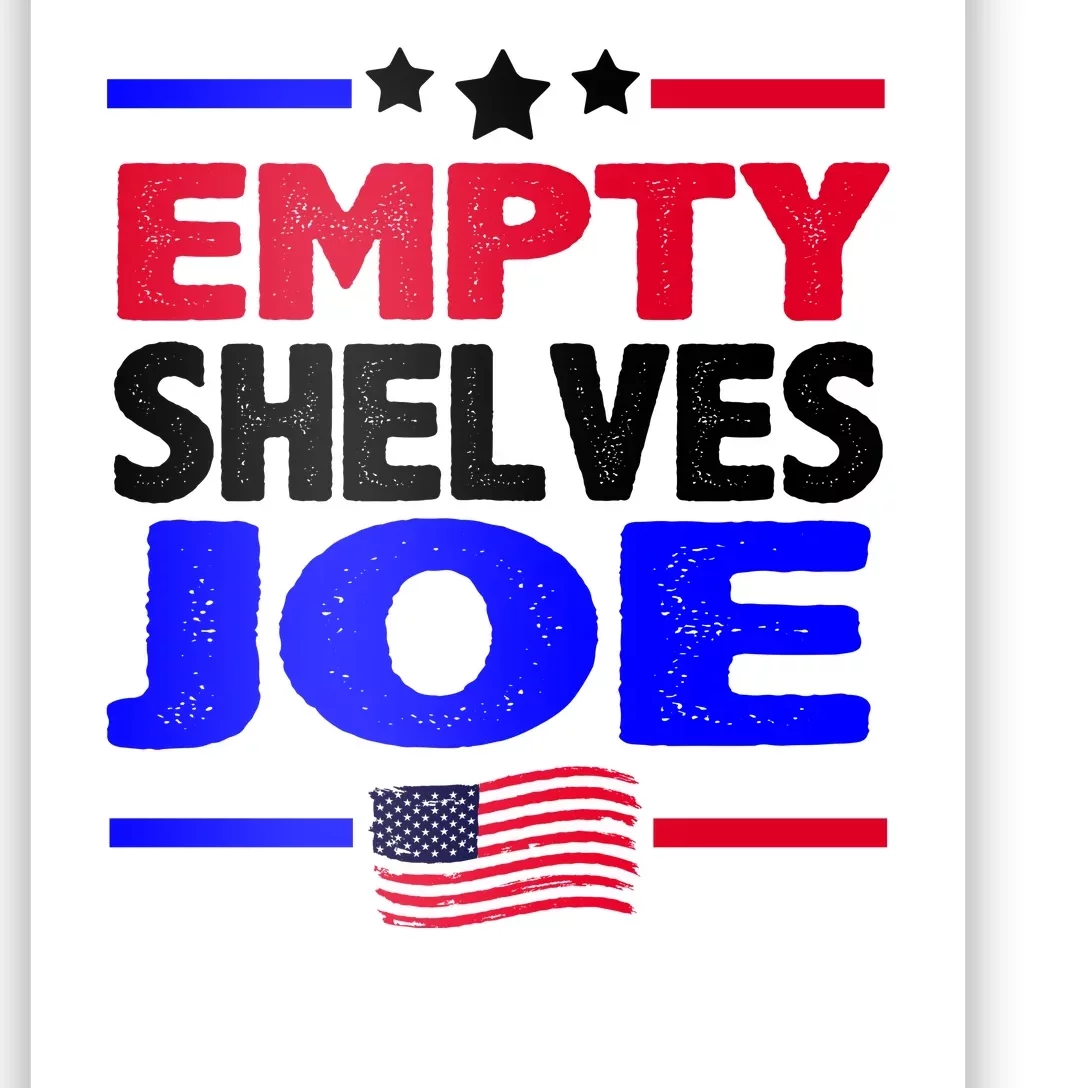 Empty Shelves Joe Poster