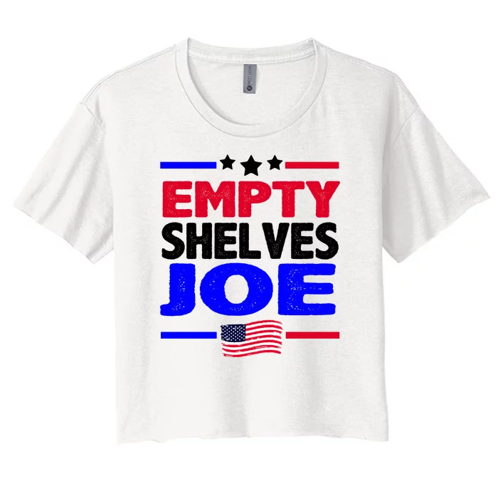 Empty Shelves Joe Women's Crop Top Tee