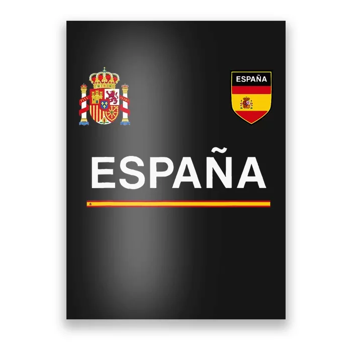 Espana Sportsoccer Jersey Flag Football Madrid Poster