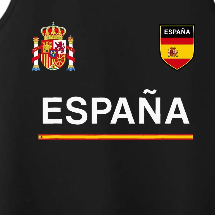 Espana Sportsoccer Jersey Flag Football Madrid Performance Tank