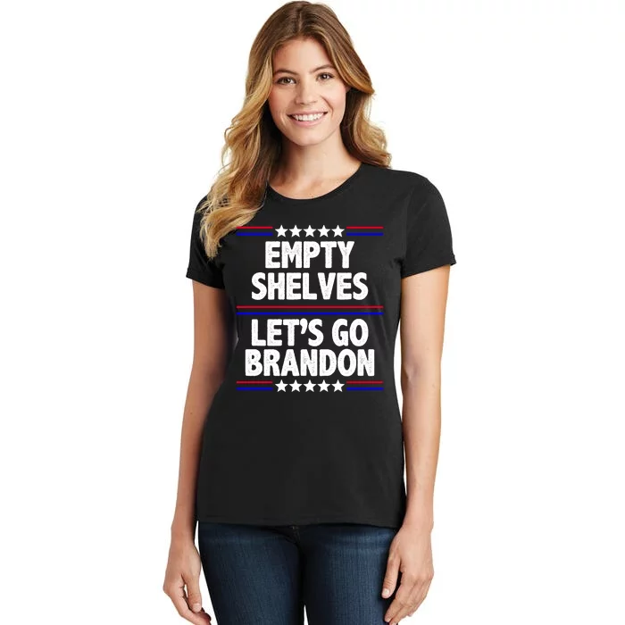 Empty Shelves Joe Let's Go Brandon Women's T-Shirt