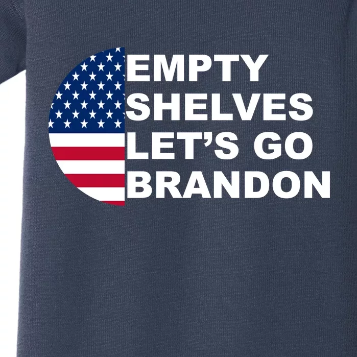 Empty Shelves Joe, Let's Go Brandon, Anti Biden Baby Bodysuit