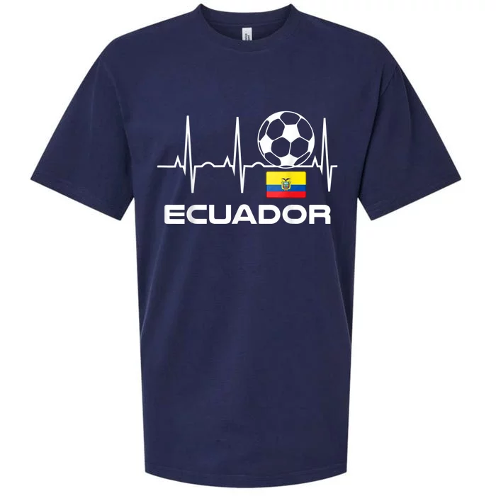 Ecuador Soccer Jersey Shirt - Ecuadorian Futbol Sueded Cloud Jersey T-Shirt