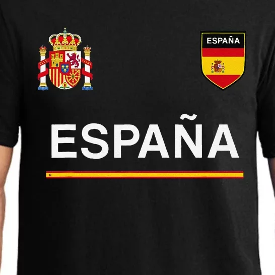 Espana Sportsoccer Jersey Flag Football Madrid Pajama Set