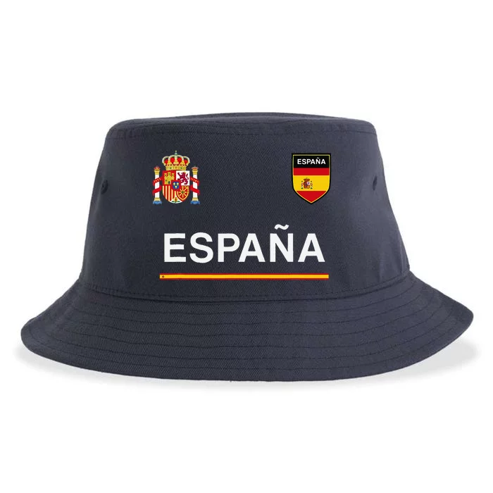 Espana Sportsoccer Jersey Flag Football Madrid Sustainable Bucket Hat