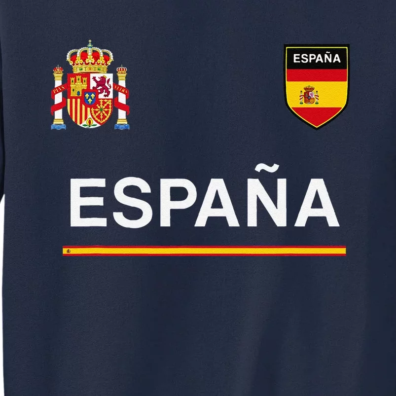 Espana Sportsoccer Jersey Flag Football Madrid Tall Sweatshirt