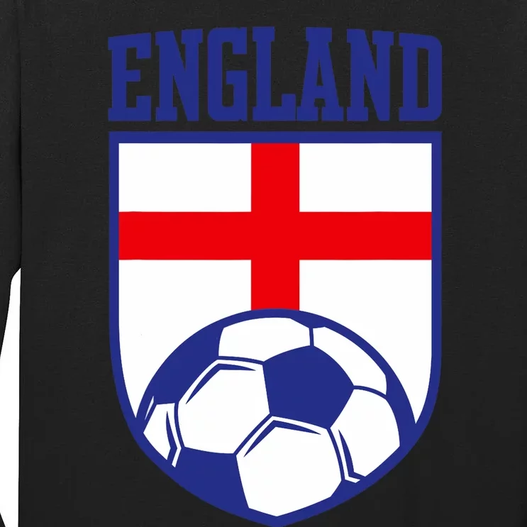 England Soccer Jersey Gift England Football Fans Tall Long Sleeve T-Shirt