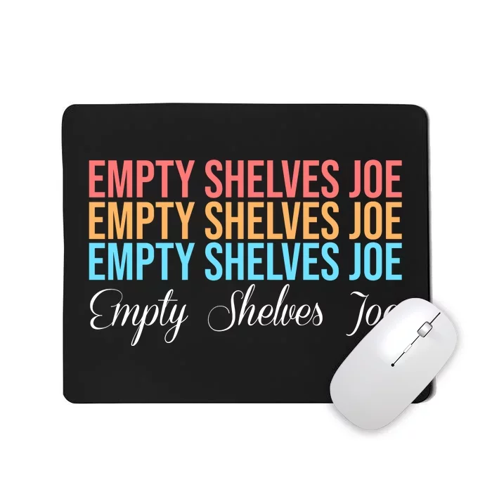 Empty Shelves Joe Retro Signature Mousepad