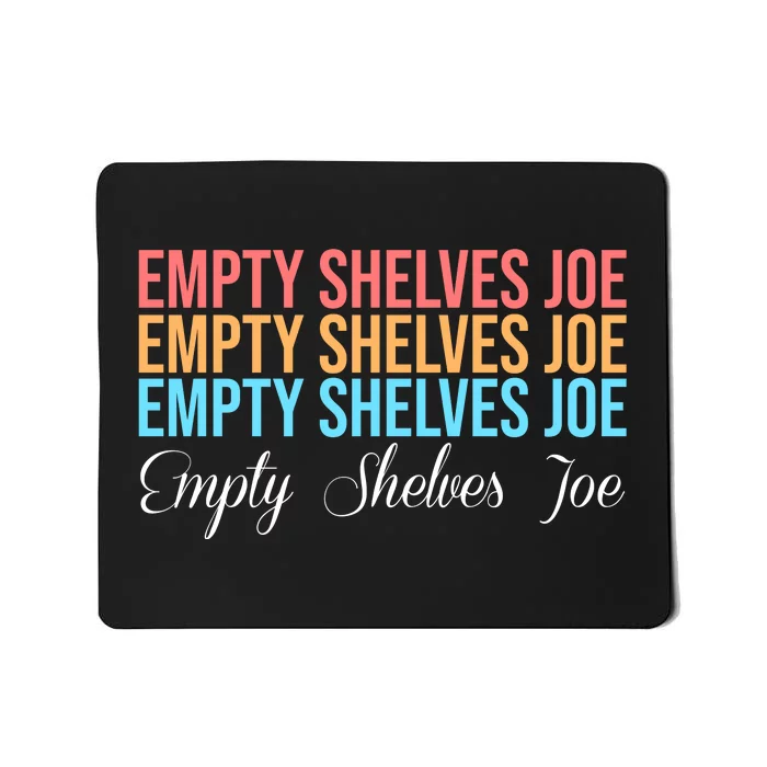 Empty Shelves Joe Retro Signature Mousepad