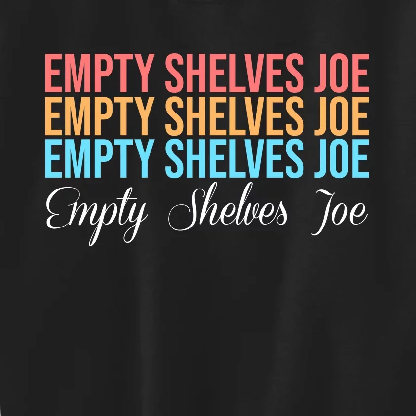 Empty Shelves Joe Retro Signature Kids Sweatshirt