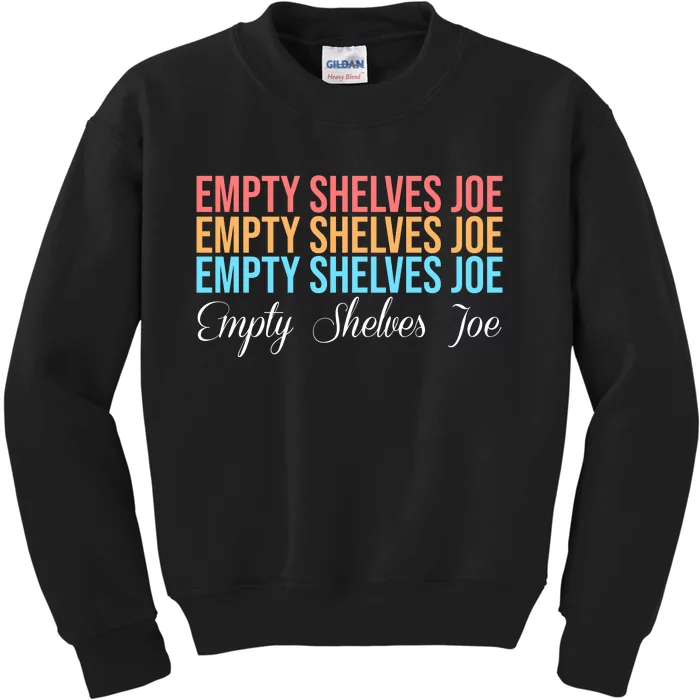 Empty Shelves Joe Retro Signature Kids Sweatshirt