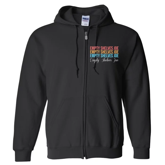 Empty Shelves Joe Retro Signature Full Zip Hoodie