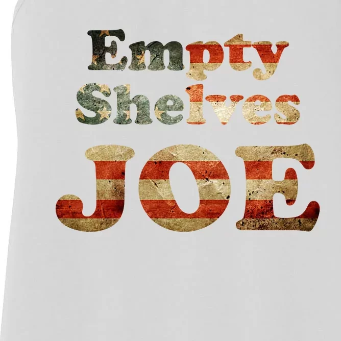 Empty Shelves Joe USA Blend Women's Racerback Tank