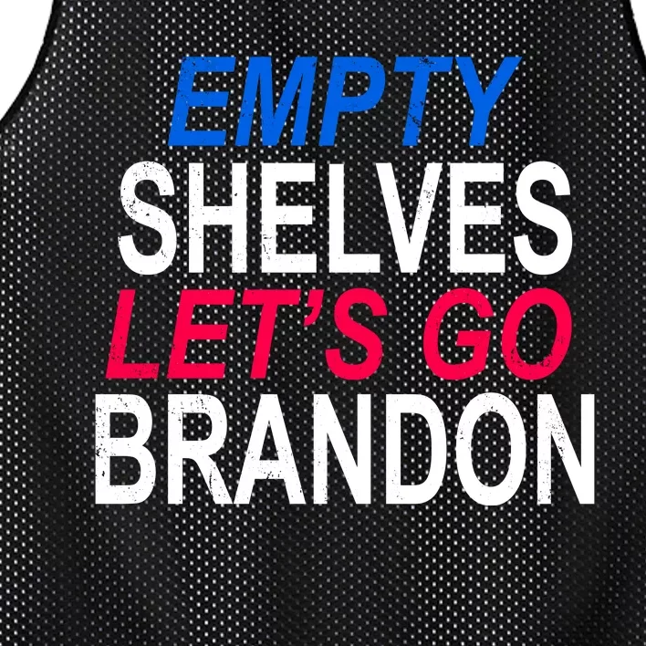 Empty Shelves Joe Let's Go Brandon Funny Anti Biden Mesh Reversible Basketball Jersey Tank