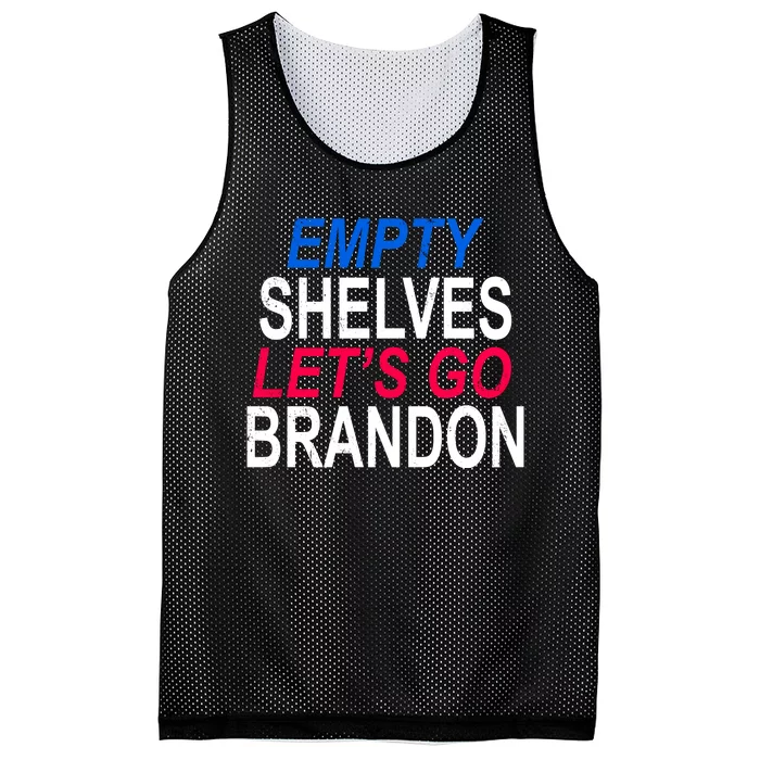 Empty Shelves Joe Let's Go Brandon Funny Anti Biden Mesh Reversible Basketball Jersey Tank