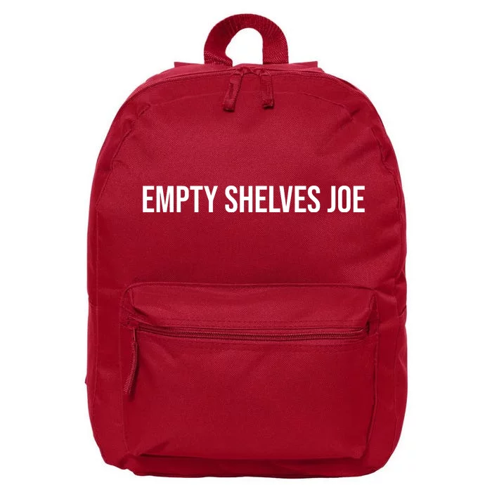 Empty Shelves Joe, Pro Republican, Anti Biden Simple Text 16 in Basic Backpack