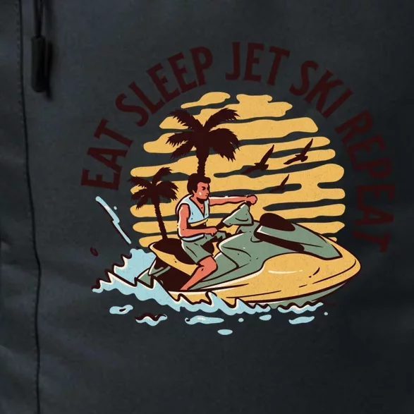 Eat Sleep Jet Ski Repeat Great Gift Daily Commute Backpack