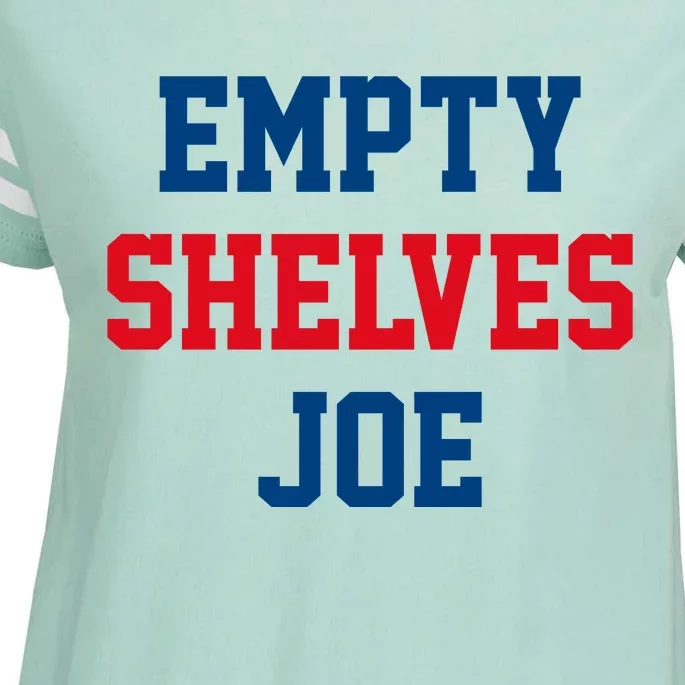 Empty Shelves Joe Republican Anti Biden Design Enza Ladies Jersey Football T-Shirt