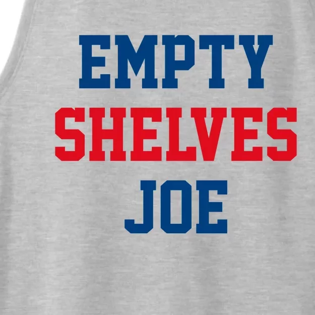 Empty Shelves Joe Republican Anti Biden Design Ladies Tri-Blend Wicking Tank