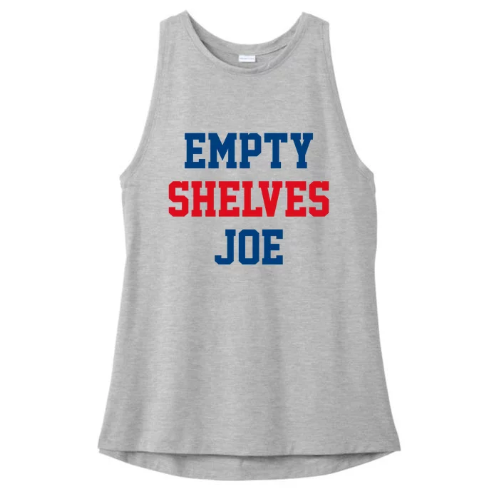 Empty Shelves Joe Republican Anti Biden Design Ladies Tri-Blend Wicking Tank