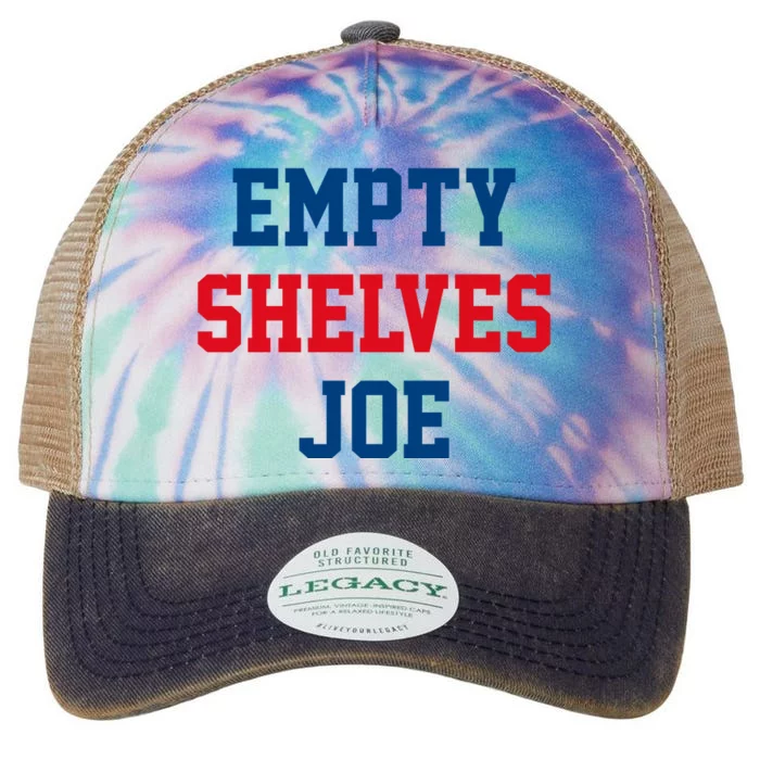 Empty Shelves Joe Republican Anti Biden Design Legacy Tie Dye Trucker Hat