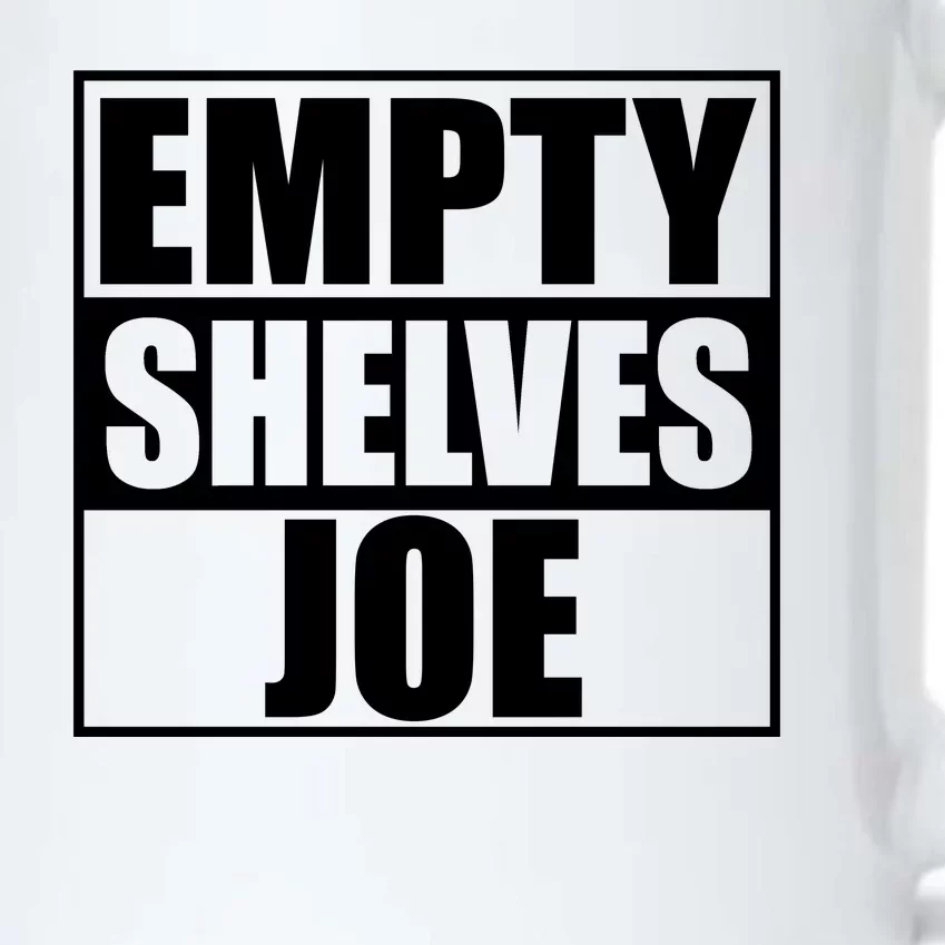 Empty Shelves Joe Parody Spoof Logo Black Color Changing Mug