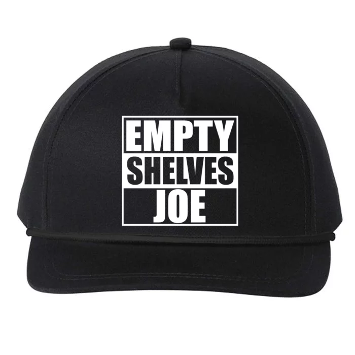 Empty Shelves Joe Parody Spoof Logo Snapback Five-Panel Rope Hat