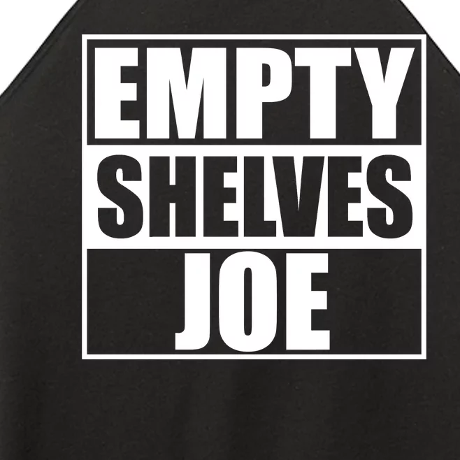 Empty Shelves Joe Parody Spoof Logo Women’s Perfect Tri Rocker Tank