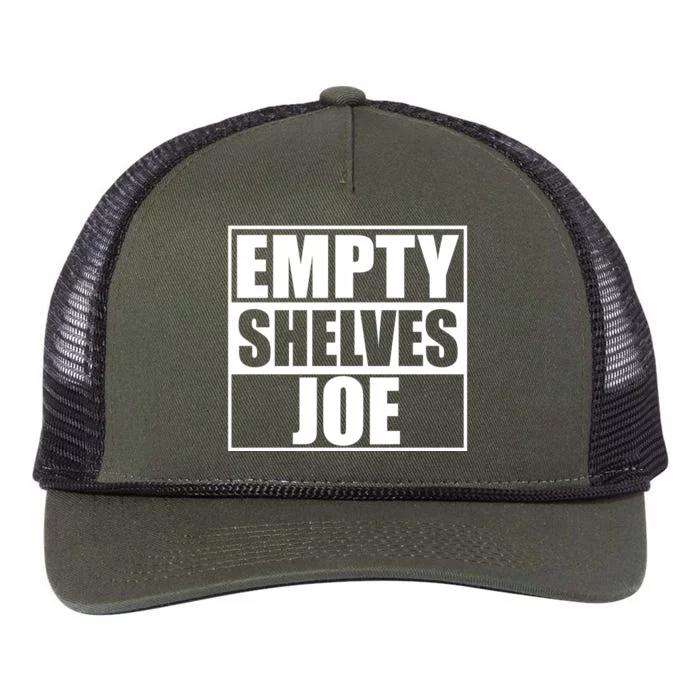 Empty Shelves Joe Parody Spoof Logo Retro Rope Trucker Hat Cap