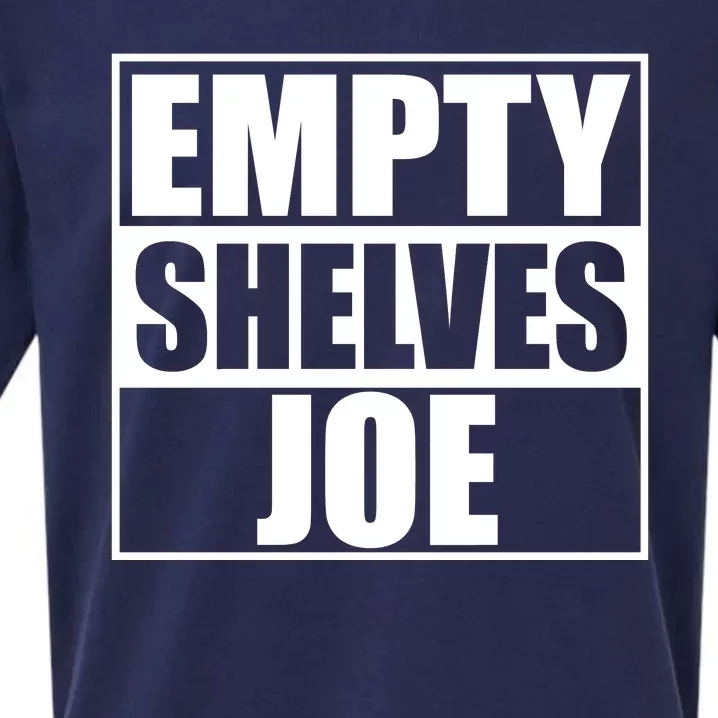 Empty Shelves Joe Parody Spoof Logo Sueded Cloud Jersey T-Shirt