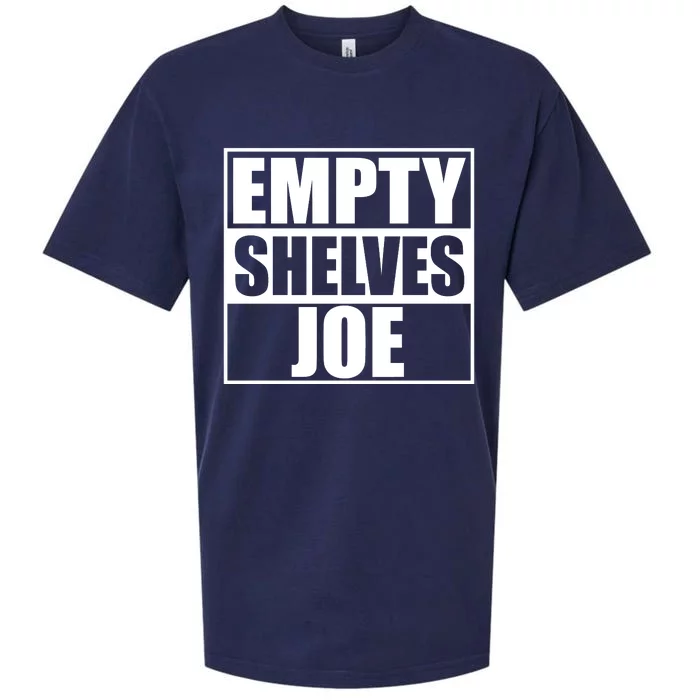 Empty Shelves Joe Parody Spoof Logo Sueded Cloud Jersey T-Shirt