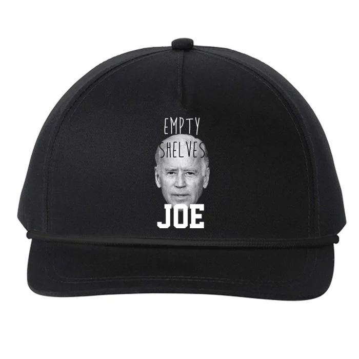 Empty Shelves Joe Funny Politics Anti Biden Snapback Five-Panel Rope Hat