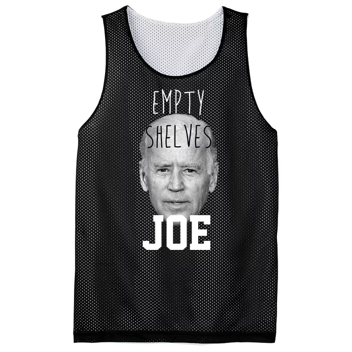 Empty Shelves Joe Funny Politics Anti Biden Mesh Reversible Basketball Jersey Tank