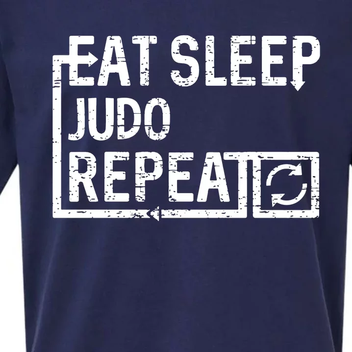 Eat Sleep Judo Sueded Cloud Jersey T-Shirt