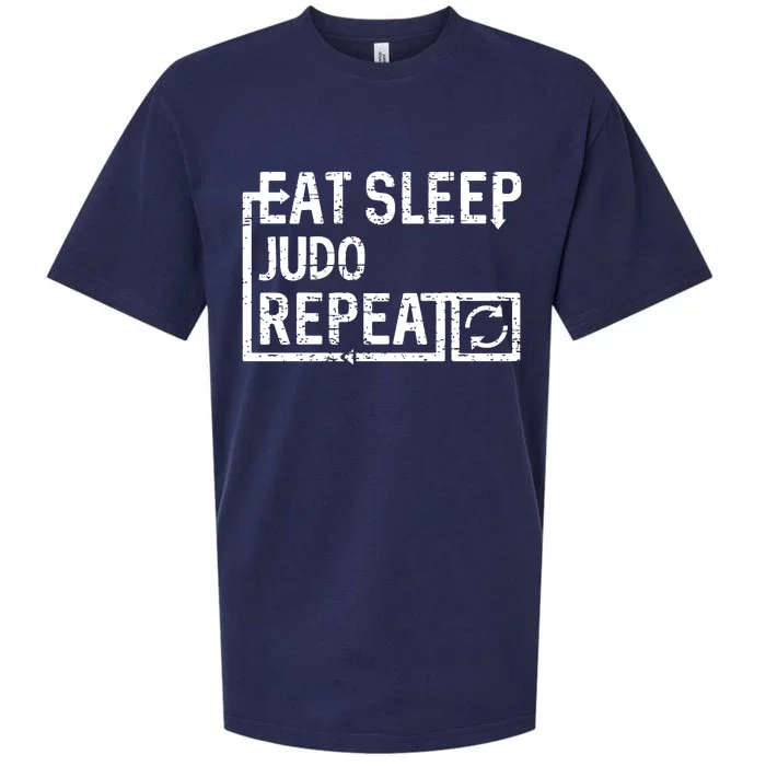 Eat Sleep Judo Sueded Cloud Jersey T-Shirt