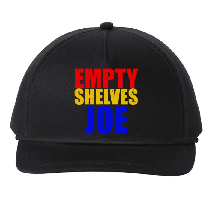 Empty Shelves Joe Conservative Anti Liberal Snapback Five-Panel Rope Hat