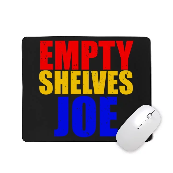 Empty Shelves Joe Conservative Anti Liberal Mousepad