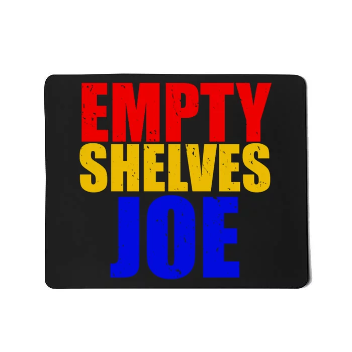 Empty Shelves Joe Conservative Anti Liberal Mousepad