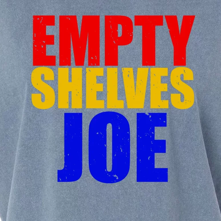 Empty Shelves Joe Conservative Anti Liberal Garment-Dyed Women's Muscle Tee