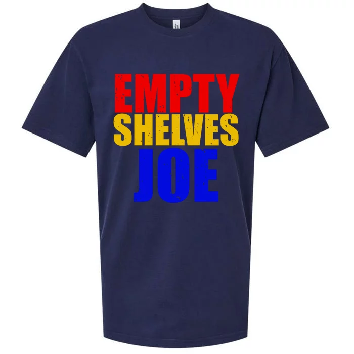 Empty Shelves Joe Conservative Anti Liberal Sueded Cloud Jersey T-Shirt