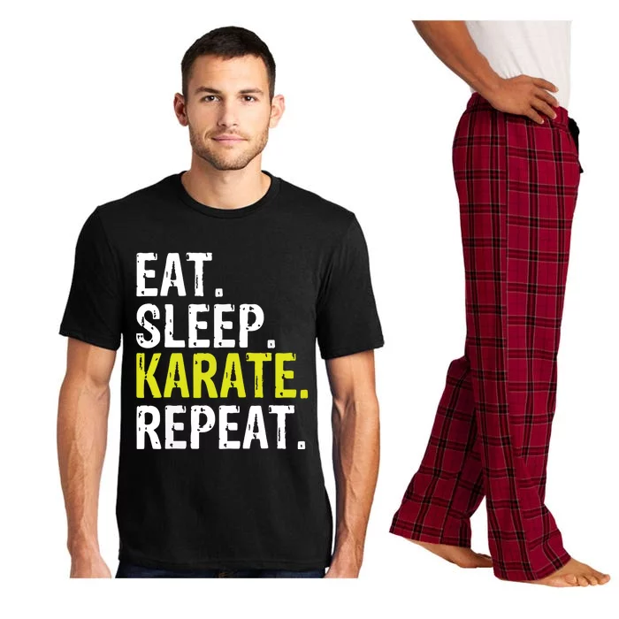 Eat Sleep Karate Repeat Gift Pajama Set