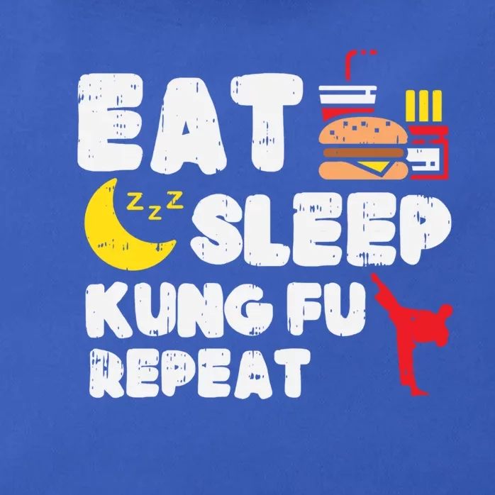 Eat Sleep Kung Fu Repeat Funny Wushu Martial Arts Lover Gift Great Gift Zip Tote Bag