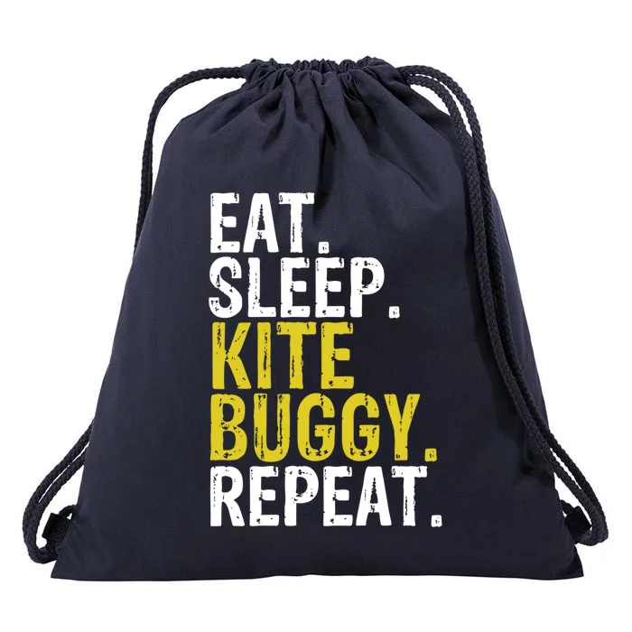 Eat Sleep Kite Buggy Repeat Gift Cute Gift Drawstring Bag